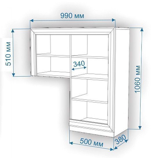 Тумба Merdes Нобиле КП100 КК ПРАВ Тумба Merdes Нобиле КП100 КК ПРАВ