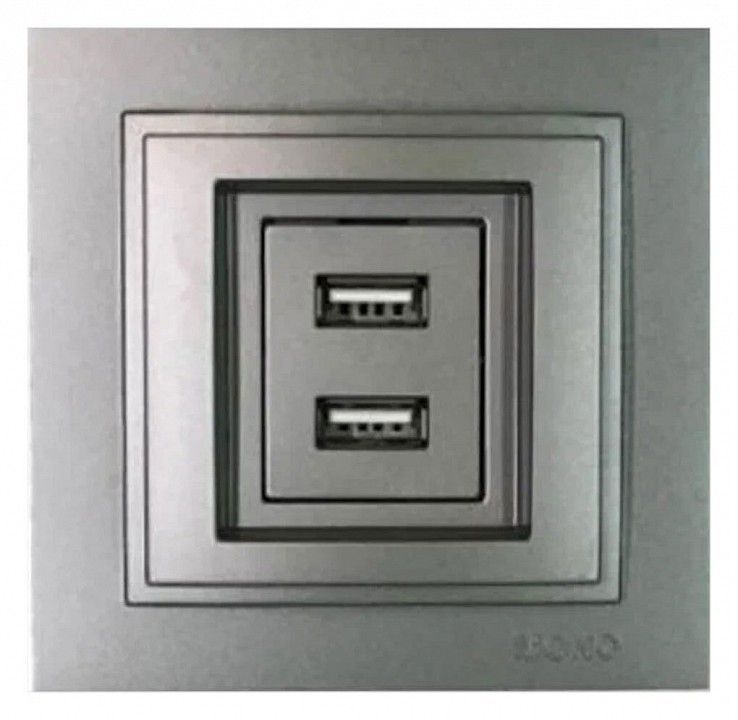 Розетка USB Mono Electric Despina 102-242405-178