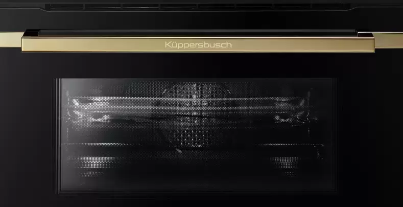 Компактный духовой шкаф с микроволнами  Kuppersbusch CBM 6330.0 S4 Gold
