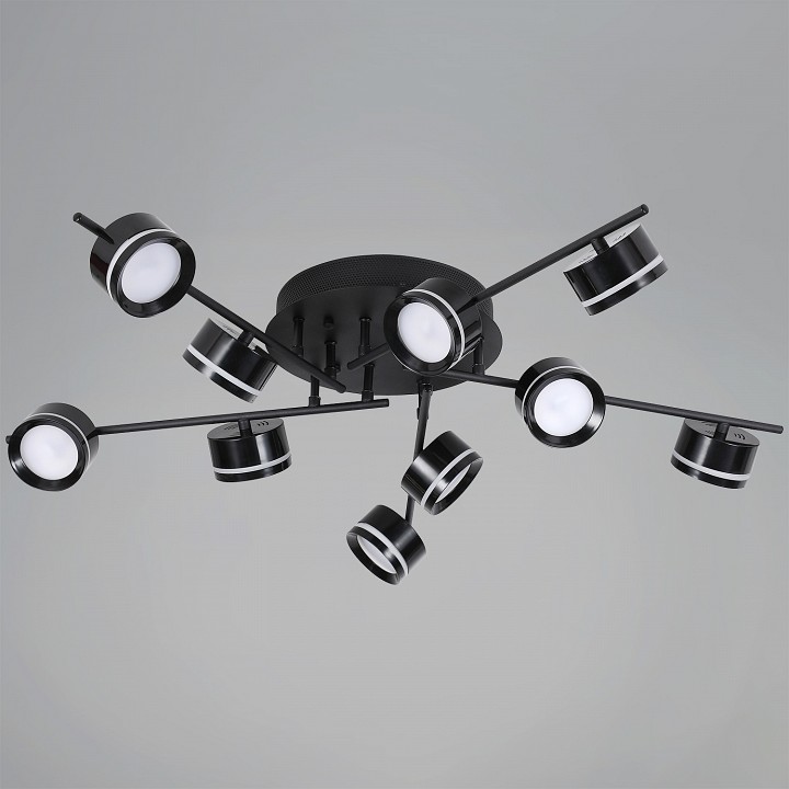 Люстра на штанге Reluce  10590-0.3-10 Black