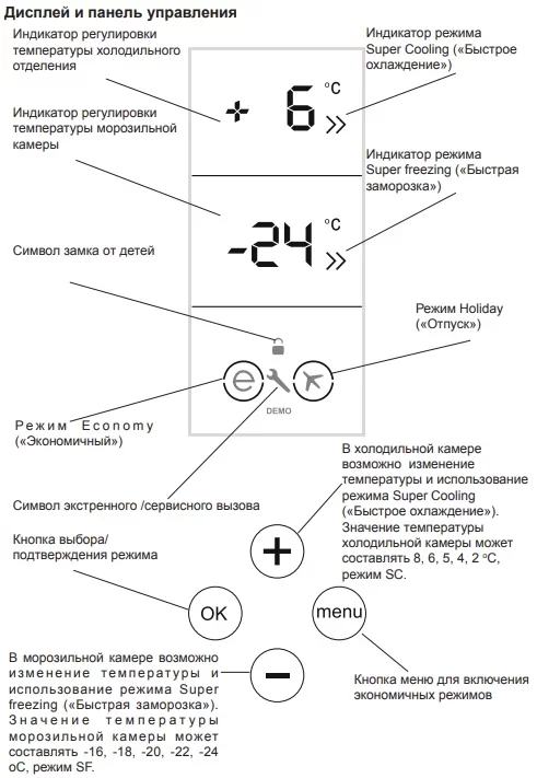 Холодильник Vestfrost VF 492 GLBL