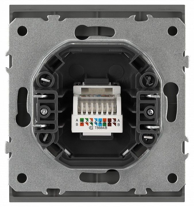Розетка Ethernet RJ-45 без рамки Эра Arktik Б0070479