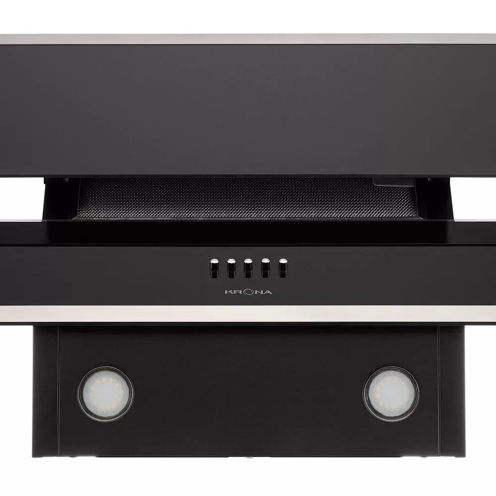 Вытяжка KRONA IRIDA 600 black push button