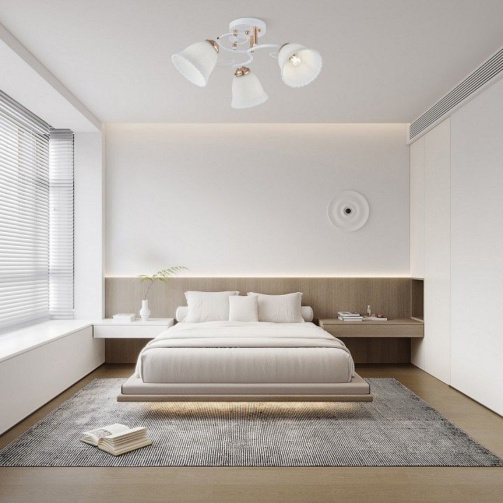 Потолочная люстра Arte Milano AMALFI-325395 325395/3A WH+FG