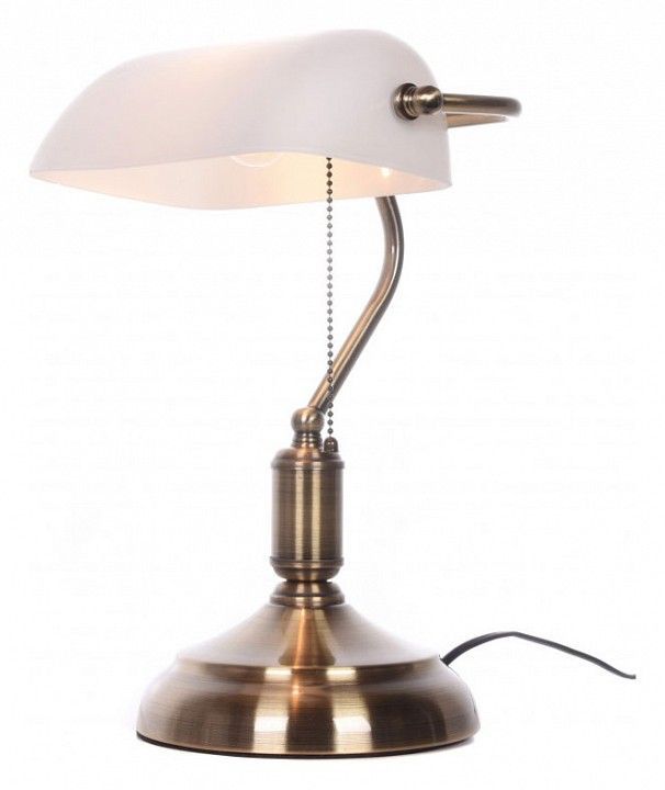 Настольная лампа декоративная LUMINA DECO BANKER LDT 305 WT