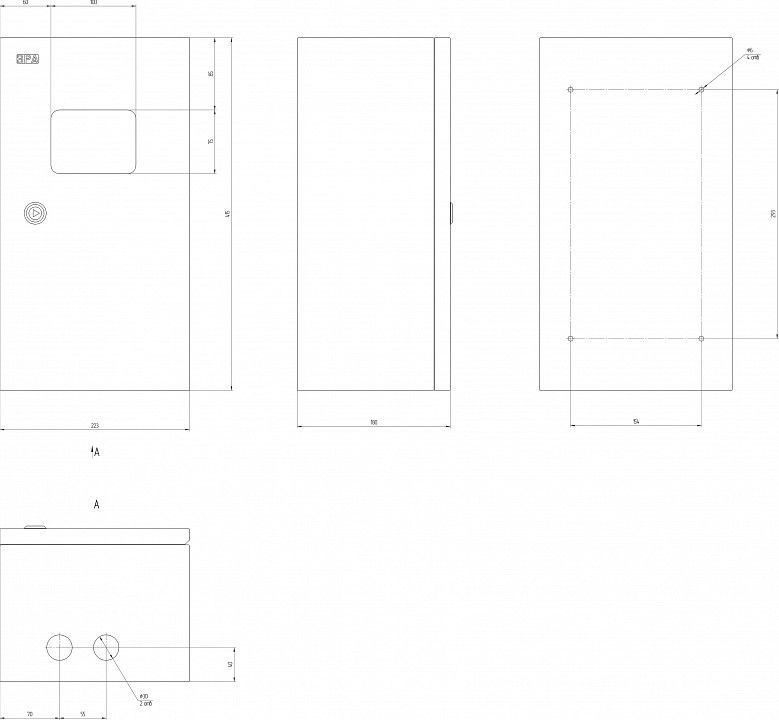 Электрический щиток накладной Эра  NO_SIMPLE_STM_SHMPg(okno)-01_IP54