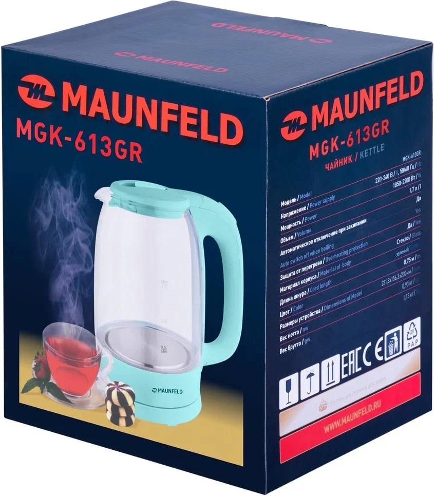 Чайник Maunfeld MGK-613GR
