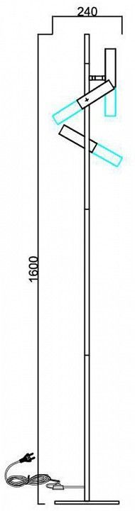 Торшер ST-Luce Eclip SL1236.405.03