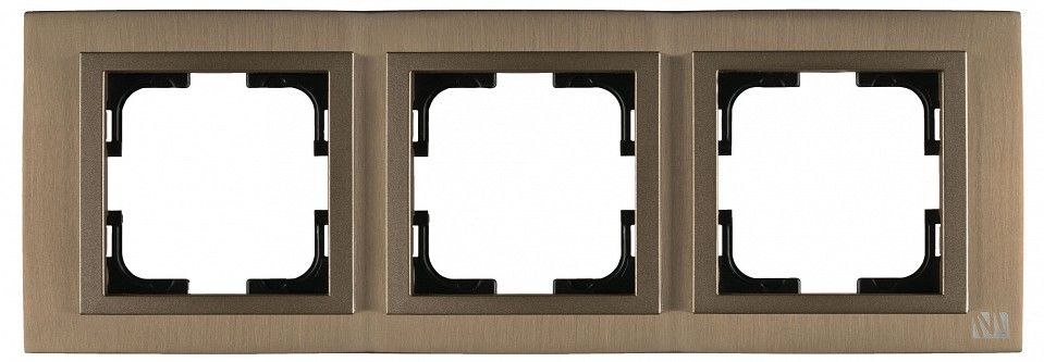 Рамка на 3 поста Mono Electric Style Aluminium 107-810000-162