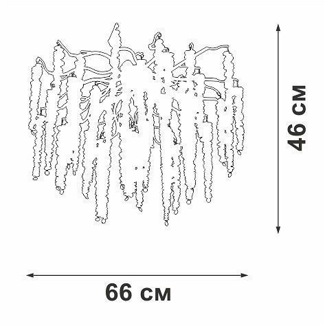 Потолочная люстра Vitaluce V2855 V2855-8/7PL
