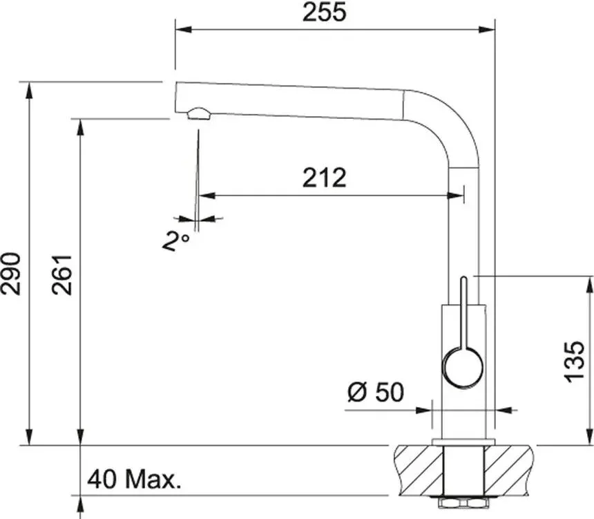 Смеситель Franke Neptune Evo spout белый