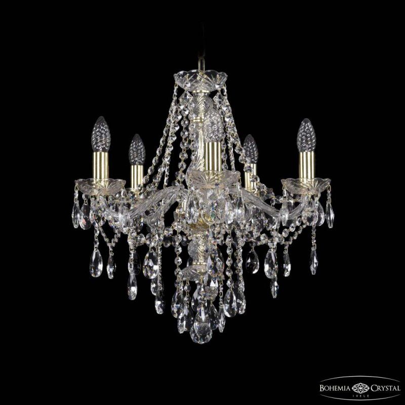 Подвесная люстра Bohemia Ivele Crystal 1415 1415/5/165 G