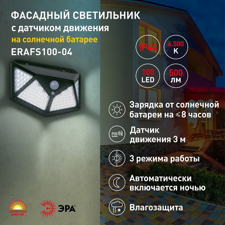 Накладной светильник Эра  ERAFS100-04