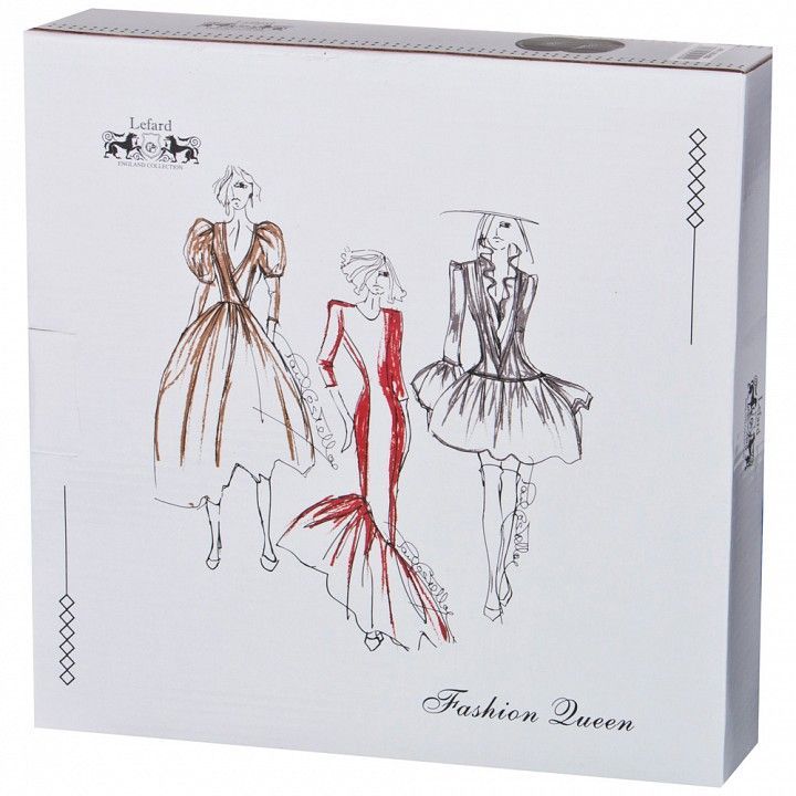 Набор из 2 тарелок плоских Fashion queen 359-592