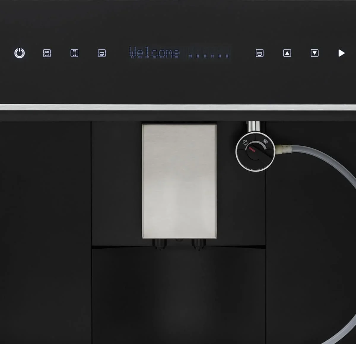 Встраиваемая кофемашина KRONA ONYX 45H coffee BL PHANTOM SILVER