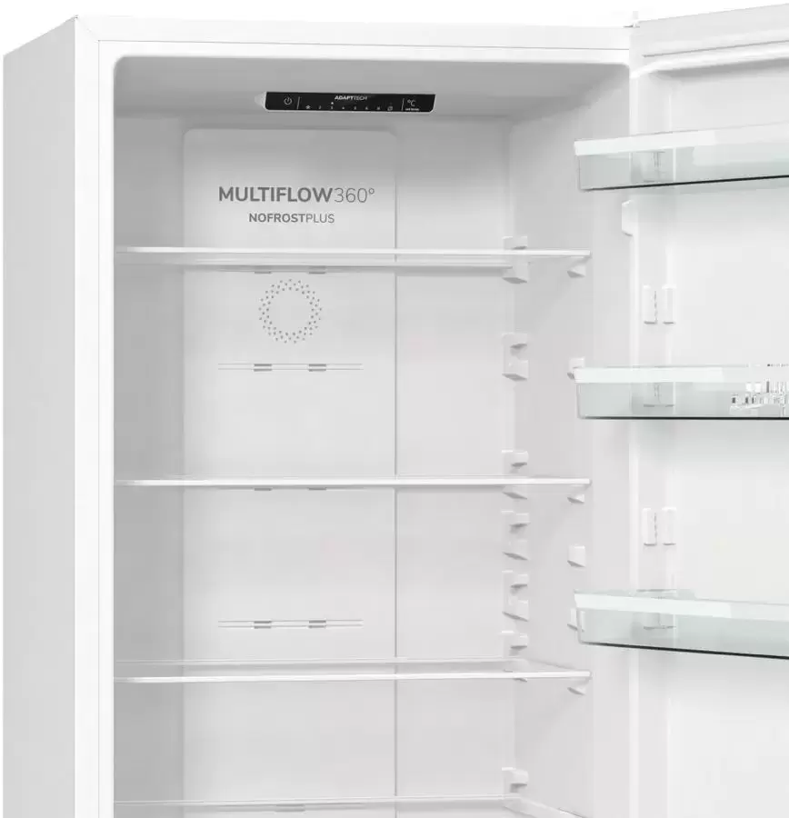 Отдельностоящий двухкамерный холодильник Gorenje NRK6201PW4