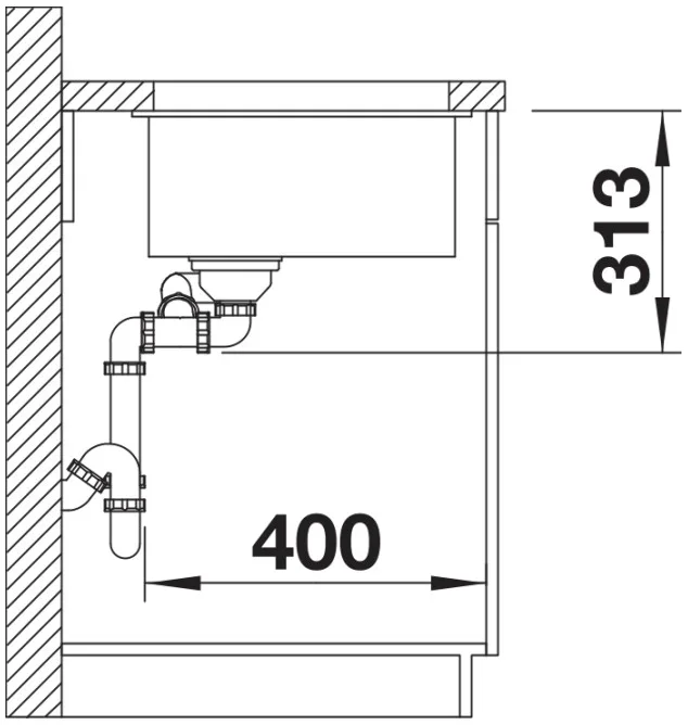 Мойка BLANCO SUBLINE 340/160-U Silgranit кофе, чаша справа