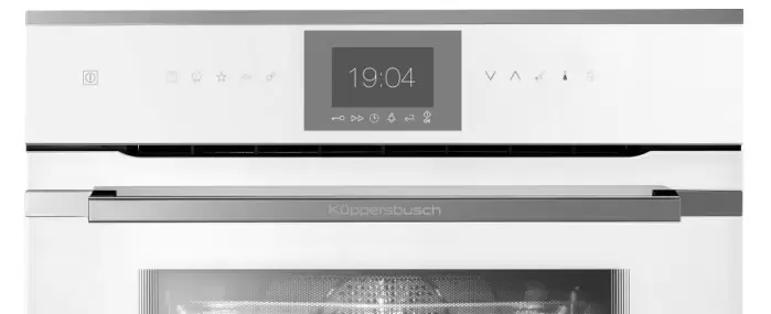 Компактный духовой шкаф с микроволнами Kuppersbusch CBM 6550.0 W3 Silver Chrome