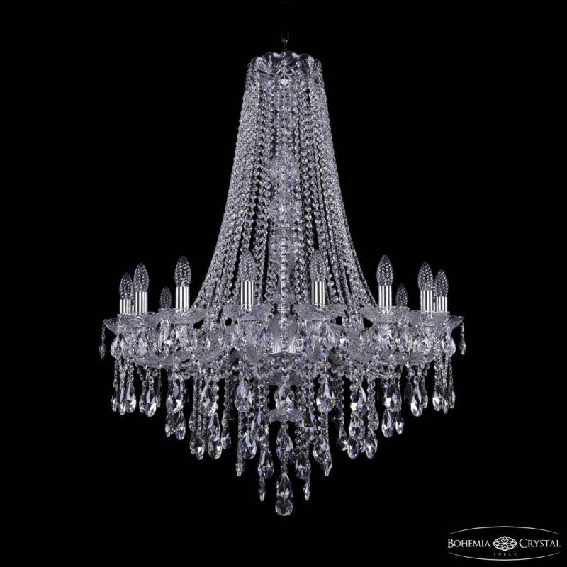 Подвесная люстра Bohemia Ivele Crystal 1415 1415/16/300/h-108 Ni