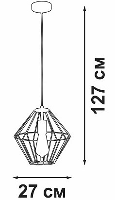 Подвесной светильник Vitaluce V3067 V3067-8/1S