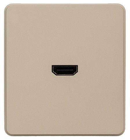 Розетка HDMI без рамки Kranz ROUND KR-78-0730-7