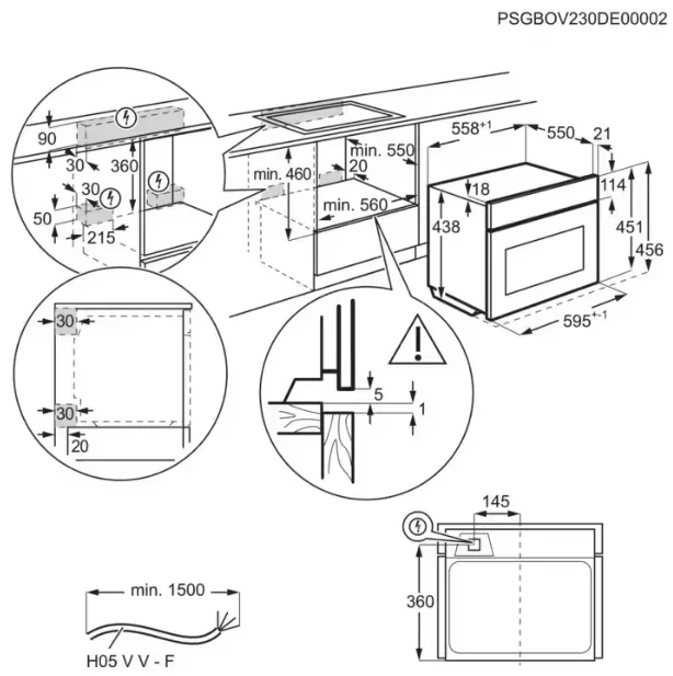 Встраиваемая микроволновая печь AEG NKM7N721T