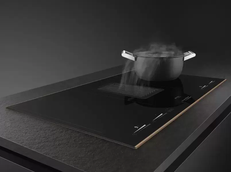 Варочная панель с вытяжкой Smeg HOBD682R1