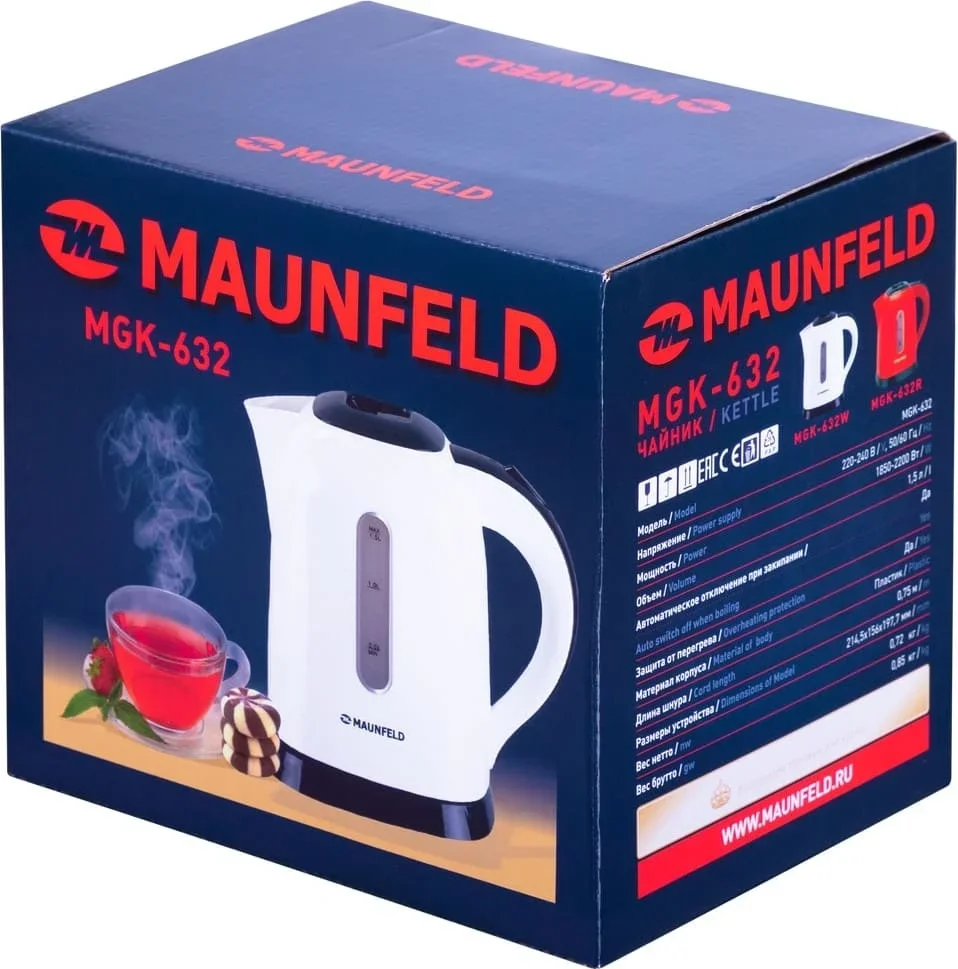 Чайник Maunfeld MGK-632W