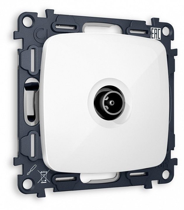 ТВ-розетка без рамки Ambrella Volt OMEGA MO113030