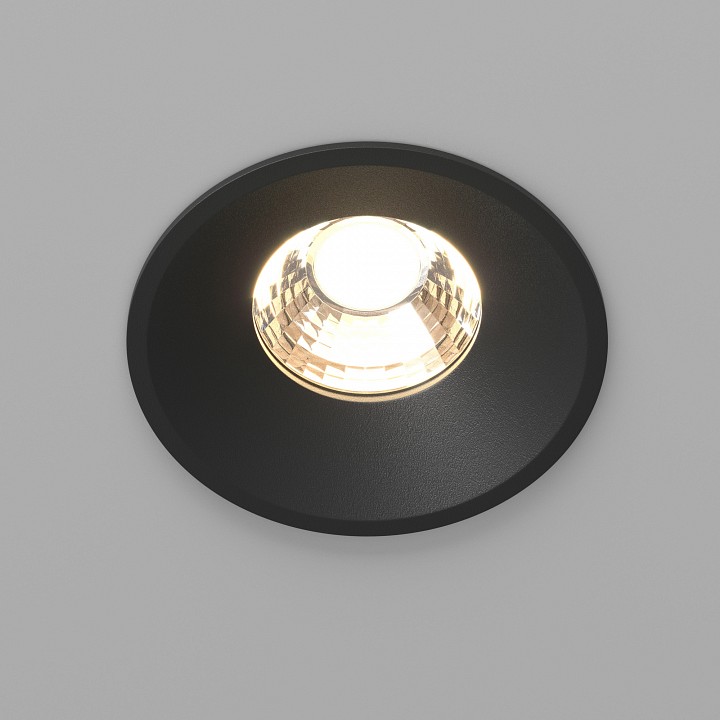Встраиваемый светильник Maytoni Technical Round DL058-12W3K-B