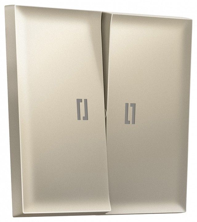 Клавиши для выключателя двухклавишного с подсветкой Ambrella Volt SIGMA SP5440