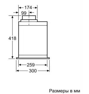 Встраиваемая вытяжка Neff D57ML66N1
