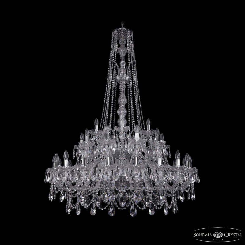 Подвесная люстра Bohemia Ivele Crystal 1411 1411/20+10+5/400/XL-155/2d Ni