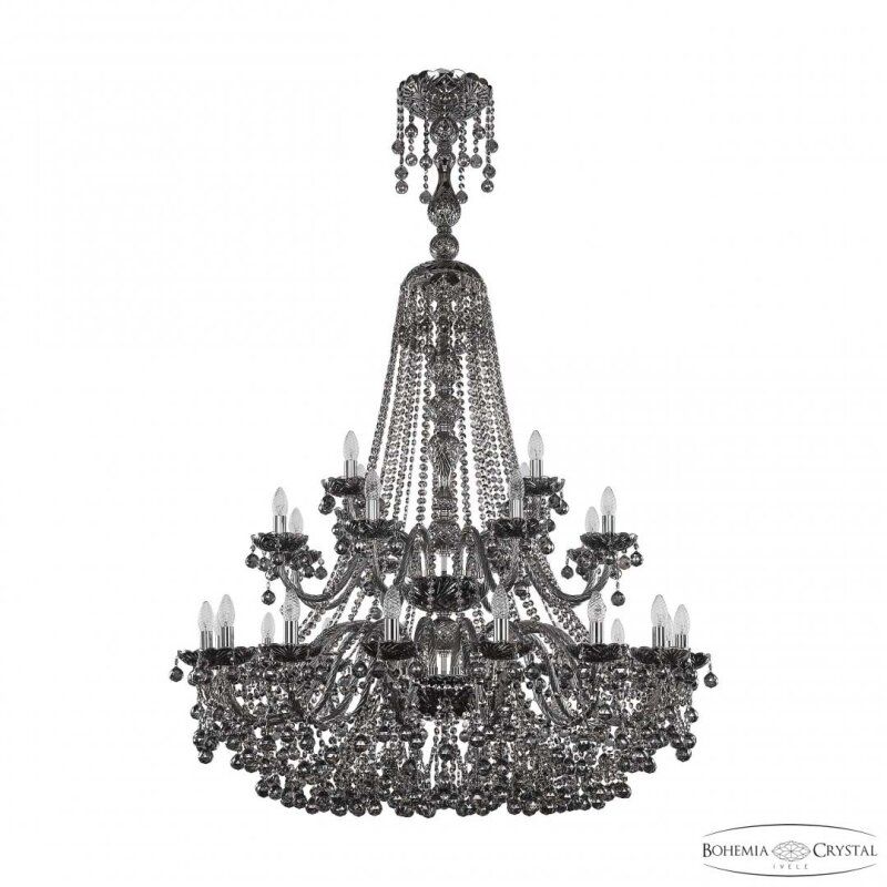 Подвесная люстра Bohemia Ivele Crystal 1409 1409/16+8+4/400/XL-164/2d Ni M731