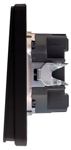 Выключатель двухклавишный без рамки Kranz ROUND KR-78-0706-3