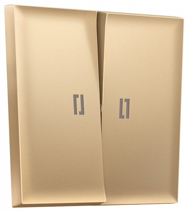 Клавиши для выключателя двухклавишного с подсветкой Ambrella Volt SIGMA SP8840