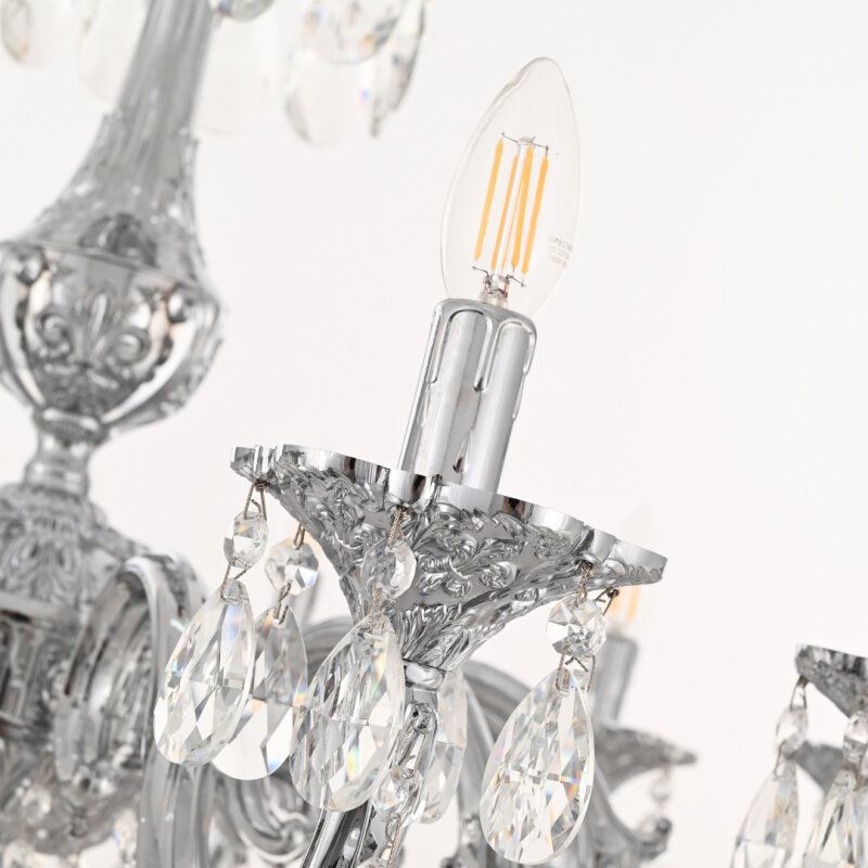 Подвесная люстра Bohemia Ivele Crystal AL7801 AL78101/12/300 A Ni