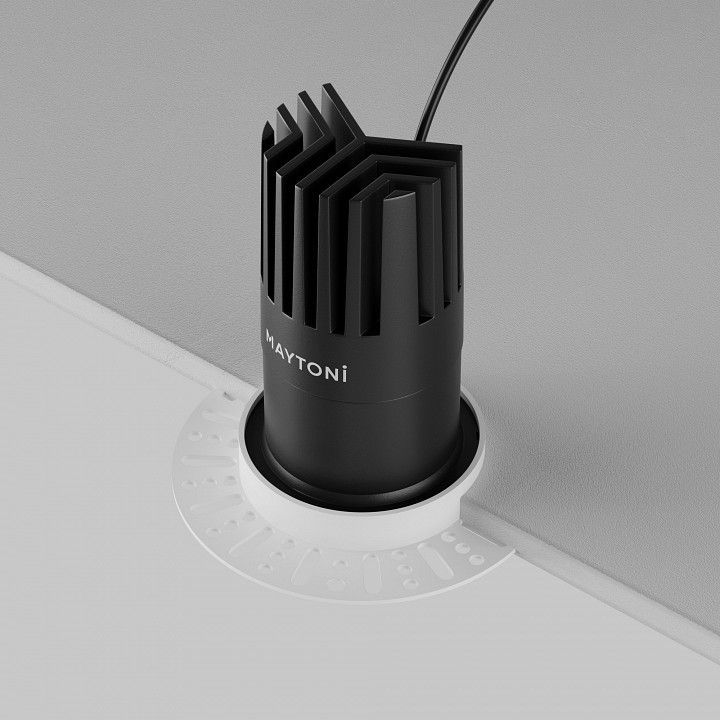Встраиваемый светильник Maytoni Technical Омут DL122-15W-2.7K-TRS-B