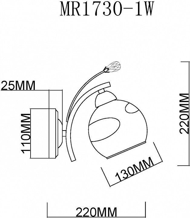 Бра MyFar Stella MR1730-1W