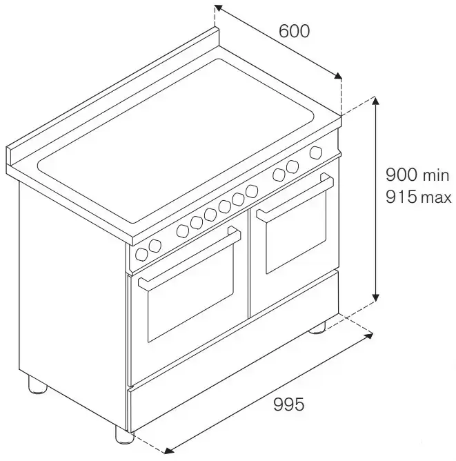 Варочный центр Bertazzoni PRO105I3ENET