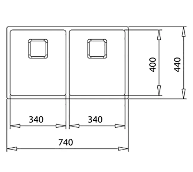 Мойка Teka FLEXLINEA RS15 2B 740