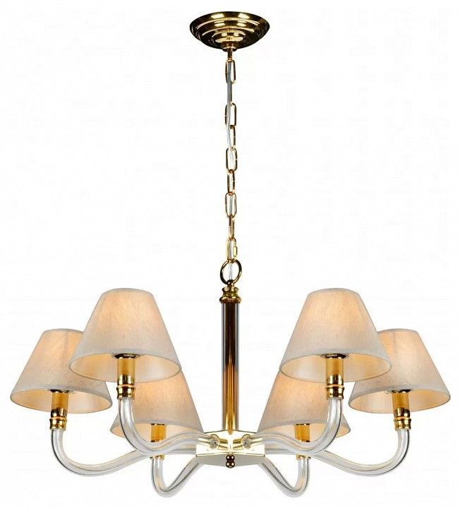 Подвесная люстра iLamp Amber YT2043-8 GD+Coffee