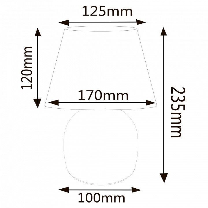 Настольная лампа декоративная Uniel UML-B304 UL-00012430