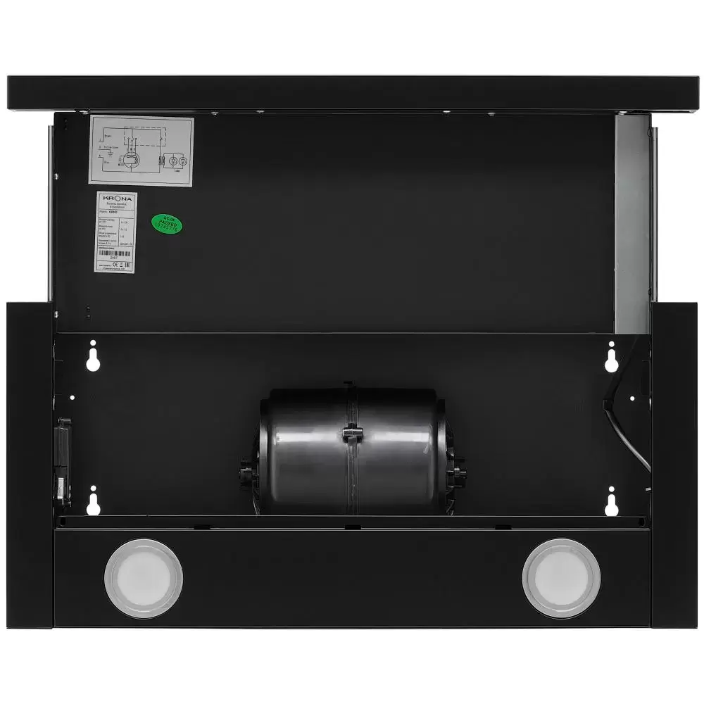 Встраиваемая вытяжка Krona KAMILLA TK 600 BLACK (1 мотор)