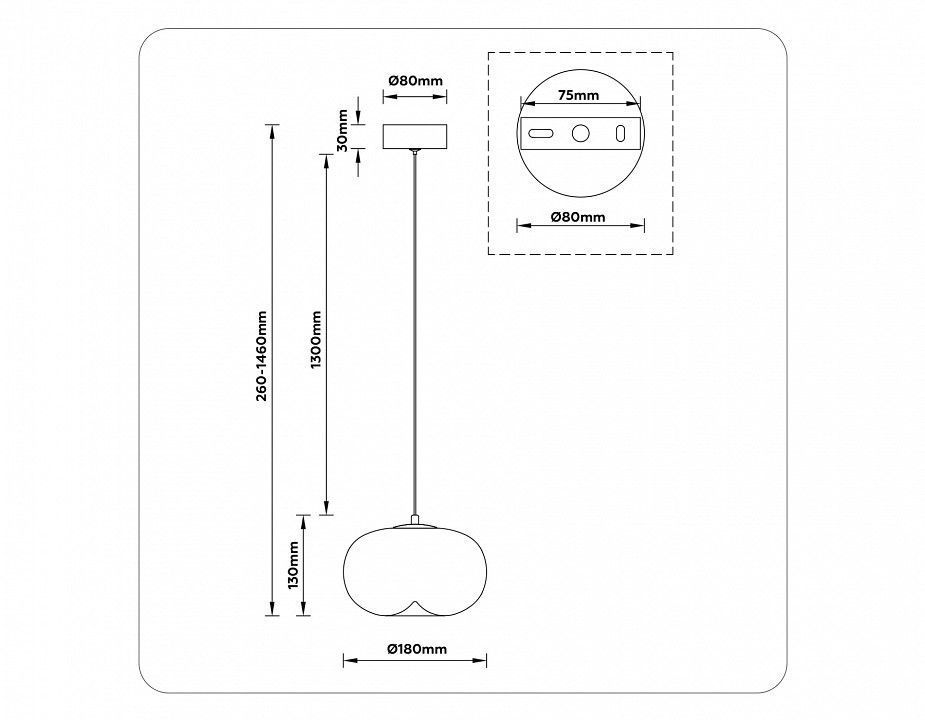 Подвесной светильник Ambrella Light LH LH11081
