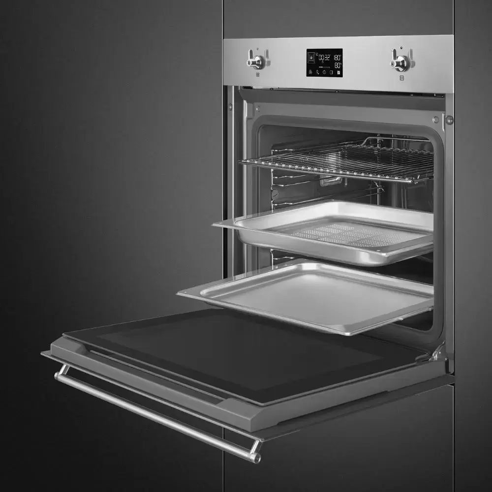 Духовой шкаф с паром Smeg SO6302S3PX