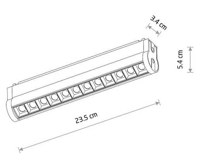 Накладной светильник Nowodvorski Focus Swing Led 11336