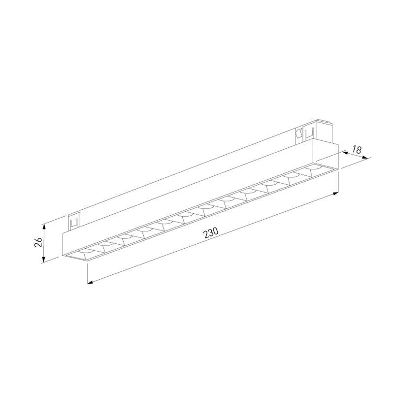 Накладной светильник Elektrostandard Line Magnetic 85528/01