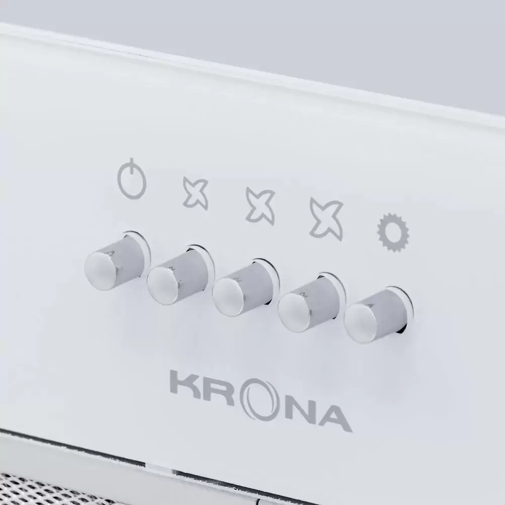 Встраиваемая вытяжка Krona SINTIA 600 WHITE PB