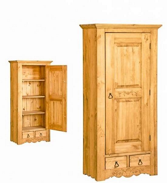 Шкаф для белья Волшебная сосна Альпаж BO ALPAGE